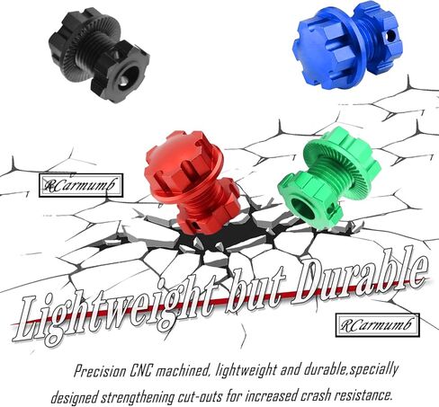 17mm Hex Nuts Wheel Hubs Upgrades Part for 1/10 E-Revo 2.0 VXL,1/5 X-Maxx,1/8 Sledge,Hex Nuts Wheel Hubs Hops up,Black in Saudi Arabia