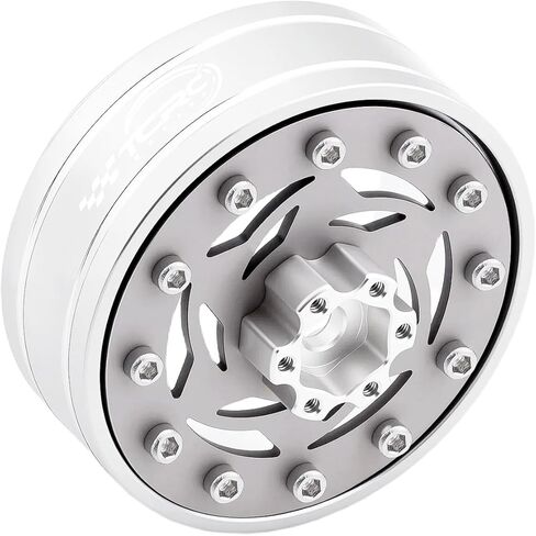 4PCS Grade 5 Titanium Wheel Face Aluminum 1.3 Inch Wheels Hubs for 1/24 Axial SCX24 FCX24 1/18 TRX4M Redcat Ascent-18 HPI Venture18 Upgrades in Saudi Arabia