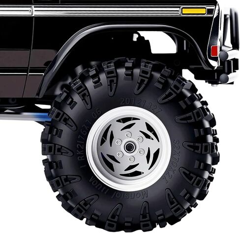 4PCS Grade 5 Titanium Wheel Face Aluminum 1.3 Inch Wheels Hubs for 1/24 Axial SCX24 FCX24 1/18 TRX4M Redcat Ascent-18 HPI Venture18 Upgrades in Saudi Arabia
