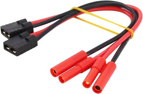 2pcs Compatible with TRX Female to HXT 4mm ID Charger Adapter for LiPo TRA2970 TRA2972(B134-2) in Saudi Arabia