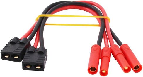 2pcs Compatible with TRX Female to HXT 4mm ID Charger Adapter for LiPo TRA2970 TRA2972(B134-2) in Saudi Arabia