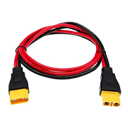 10AWG XT90 كابل تمديد XT90 أنثى إلى ذكر موصل، XT90 موصلات لمحطة الطاقة الشمسية المحمولة لوحة طاقة شمسية بطارية RC (1M/3.2FT) in Kuwait