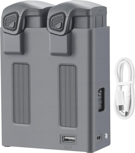 Dual Battery Charger Hub for DJI Mavic 4 Pro Drone, Fast Charging Intelligent Battery Charging Hub Compatible with DJI Mavic 4 Pro in Saudi Arabia