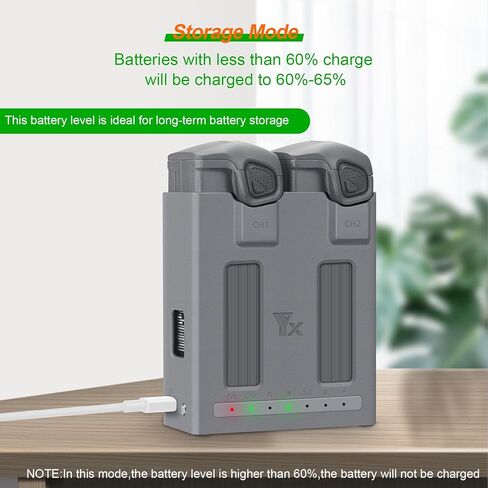 Dual Battery Charger Hub for DJI Mavic 4 Pro Drone, Fast Charging Intelligent Battery Charging Hub Compatible with DJI Mavic 4 Pro in Saudi Arabia