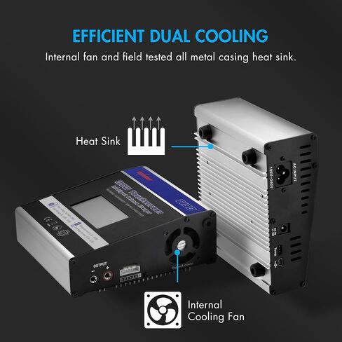 Tenergy T180 100W Balance Charger Discharger, Touch Screen RC Battery Charger in Saudi Arabia