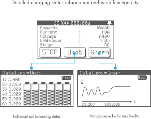 Tenergy T180 100W Balance Charger Discharger, Touch Screen RC Battery Charger in Saudi Arabia