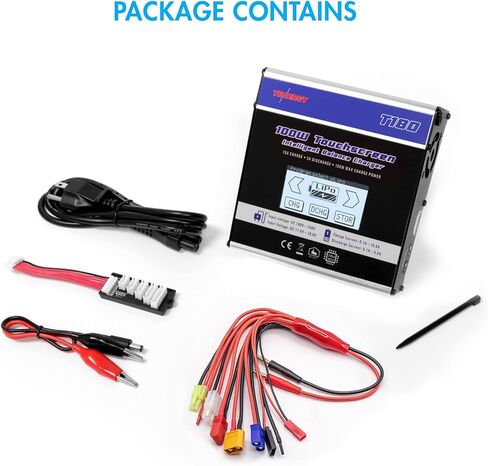 Tenergy T180 100W Balance Charger Discharger, Touch Screen RC Battery Charger in Saudi Arabia