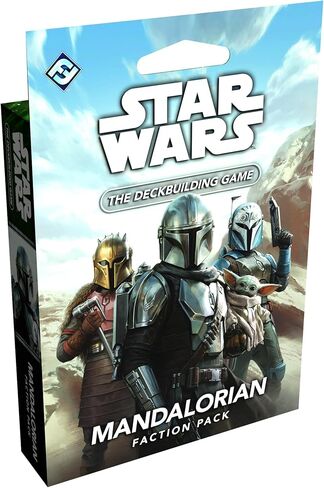 Asmodee Star Wars: The Deckbuilding Game: Mandalorian Faction Pack - العب بشخصية Mandalorian، Bounty Hunters & Troopers، لعبة استراتيجية للأطفال والكبار، للأعمار من 12 عامًا فما فوق، لاعبان، 30 دقيقة من اللعب in Saudi Arabia