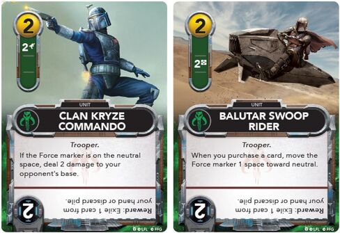 Asmodee Star Wars: The Deckbuilding Game: Mandalorian Faction Pack - العب بشخصية Mandalorian، Bounty Hunters & Troopers، لعبة استراتيجية للأطفال والكبار، للأعمار من 12 عامًا فما فوق، لاعبان، 30 دقيقة من اللعب in Saudi Arabia
