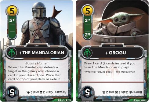 Asmodee Star Wars: The Deckbuilding Game: Mandalorian Faction Pack - العب بشخصية Mandalorian، Bounty Hunters & Troopers، لعبة استراتيجية للأطفال والكبار، للأعمار من 12 عامًا فما فوق، لاعبان، 30 دقيقة من اللعب in Saudi Arabia