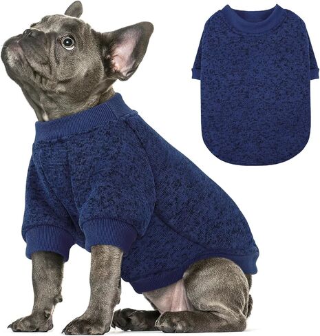 Queenmore XL Dog Sweater,Dog Sweaters for Large Dogs,Large Sweatshirts for Dogs Girl Boy,Warm Soft Fleece Lining Crewneck Pet Winter Pullover for Male Female Big Breed,Red in Saudi Arabia