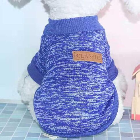 Cozy Knit Pet Sweater Featuring Stylish Ribbed Trim for Dogs Cats in Saudi Arabia