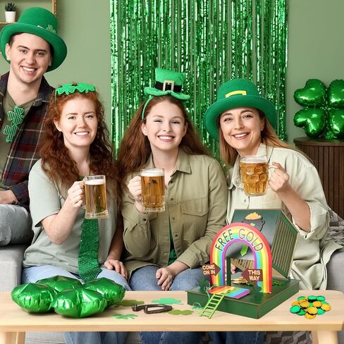 COCHIE St. Patrick's Day Decorations DIY Wood Craft Leprechaun Trap Kit for Kids, Make A Trap to Catch A Leprechaun, St Patricks Day Toys Gifts for Kids Classroom Activity in Saudi Arabia