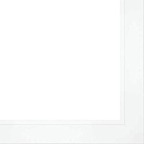 Picture Frame Moulding (Wood) 100ft Bundle - Traditional White Finish - 2.5" Width - 7/16" Rabbet Depth in Saudi Arabia
