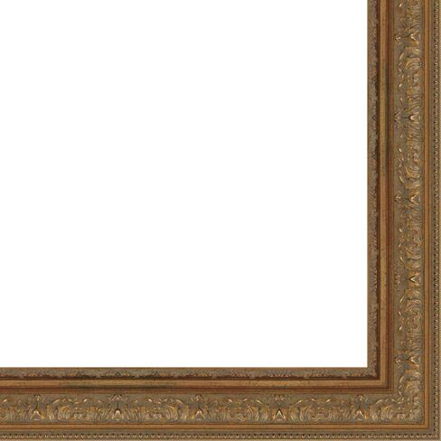 CountryArtHouse Picture Frame Moulding (Wood) 100ft bundle - Ornate Gold Finish - 3.5" width - 3/8" rabbet depth in Saudi Arabia