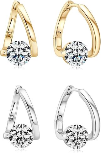 2 Pairs Lymphatic Drainage Earrings for Women alolux Lymphatic Germanium Earrings Acupressure Earrings Rhinestone Dangle Earrings Jewelry Gifts in Saudi Arabia