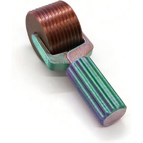 Jzzuau 2026 أسطوانة فنية ماسية جديدة، أسطوانة ضغط للضغط السلس، أداة عجلة يدوية لفرد خرز حجر الراين مطبوعة على شكل جوهرة ذاتية الصنع للضغط السلس in Kuwait