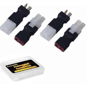 Tamiya RC Connector to T Style Plug Female Male Adapter for RC FPV Drone Car Truck Lipo NiMH Battery Charger ESC Connection in Kuwait