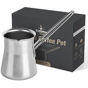 Quality Turkish Coffee Pot - Turkish Coffee Maker, Chai Pot, Arabic Coffee Pot, Briki Greek Coffee Pot, Greek Briki, Cezve, Ibrik (24oz) in Saudi Arabia