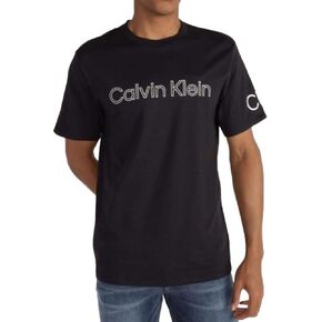 تي شيرت رجالي من كالفن كلاين بشعار السفر بياقة دائرية in Kuwait