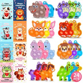 valentine cards for kids classroom,valentine gifts for kids,24 Pack dinosaur party favors decorations ,hatching dinosaur eggs ,birthday christmas gift bags crafts,prefilled easter egg fillers boy girl in Kuwait