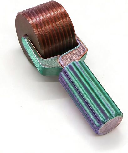 Jzzuau 2026 أسطوانة فنية ماسية جديدة، أسطوانة ضغط للضغط السلس، أداة عجلة يدوية لفرد خرز حجر الراين مطبوعة على شكل جوهرة ذاتية الصنع للضغط السلس in Kuwait