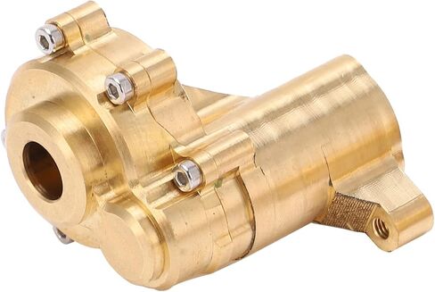 Brass Rear Axle Portal Housing Cover Set, Heavy Duty Upgrade for RC Car, Golden Color, Installation, Accuracy, Enhance Performance and Stability in Saudi Arabia