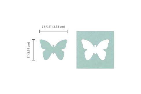 Bira Craft 1.5 inch Butterfly 5 Lever Action Craft Punch for Paper Crafting Scrapbooking in Saudi Arabia