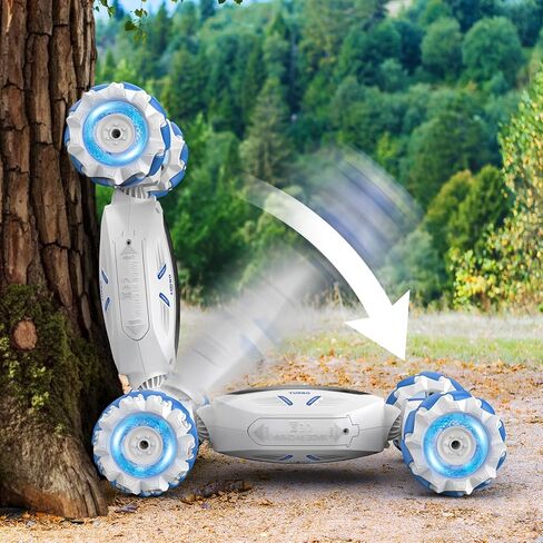 سيارة تحكم عن بعد، ألعاب أطفال سيارة RC بمستشعر للإيماءات لعمر 6-8 سنوات، أفضل هدايا عيد ميلاد للأطفال، دفع رباعي، 2.4 جيجا هرتز، دوران 360 درجة، وضعان للتحكم في ألعاب محولات السيارات الملتوية in Kuwait