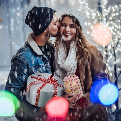 Shappy 4 لفات من أشرطة عيد الحب على شكل قلب وأشرطة أورجانزا مطبوعة على شكل قلب أحمر وأبيض لامع وقلوب عيد الحب لتزيين زفاف عيد الحب لتغليف الهدايا لوازم الحرف اليدوية، بطول إجمالي 44 ياردة in Kuwait