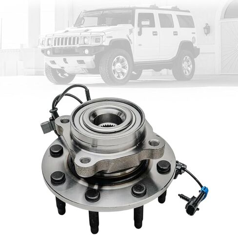 515098 مجموعة محمل محور العجلة الأمامية ذات 8 عروة مع ABS - متوافقة مع FIT 2007–2013 Silverado 2500HD 3500HD، Sierra 2500HD، Yukon XL 2500، Hummer H2 - OE استبدال SP580312 in Saudi Arabia