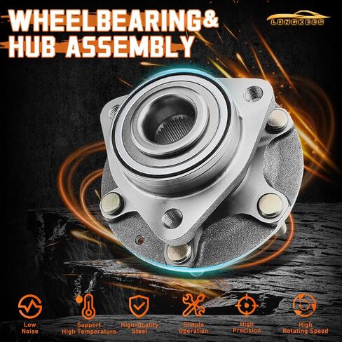 515098 مجموعة محمل محور العجلة الأمامية ذات 8 عروة مع ABS - متوافقة مع FIT 2007–2013 Silverado 2500HD 3500HD، Sierra 2500HD، Yukon XL 2500، Hummer H2 - OE استبدال SP580312 in Saudi Arabia
