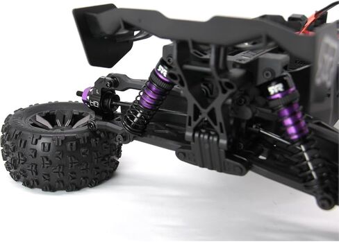 مجموعة حامل محور الألومنيوم الخلفي AMN22M01 من Hot Racing ترقية CNC لـ Arrma 1:16 Mini Kraton 3s BLX 4X4 تتضمن محامل شديدة التحمل in Saudi Arabia