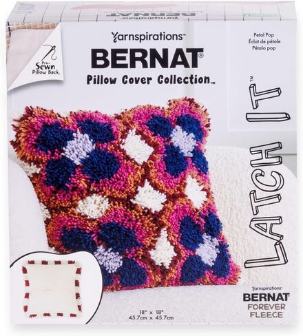 مجموعة Bernat Latch It - غطاء وسادة من الصوف، Petal Pop in Saudi Arabia