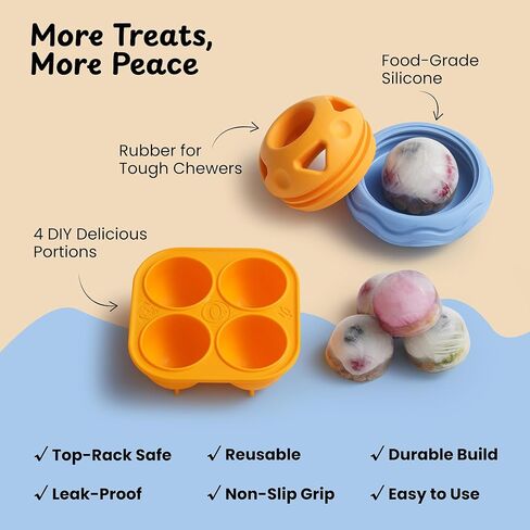 مجموعة ألعاب Nocciola Enrichment Dog Toys للمضغين العدوانيين، وقوالب الحلوى المجمدة ووحدة التغذية التفاعلية، لعبة لعق الكلاب المطاطية القابلة للتجميد لتدوم طويلاً لإبقائهم مشغولين، والمشاركة وتخفيف القلق in Kuwait