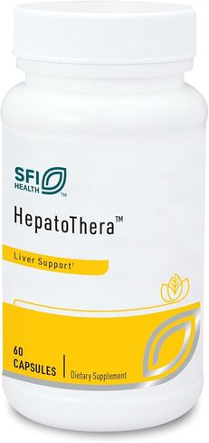 Klaire Labs Hepatothera - مركب دعم الكبد مع شوك الحليب وNAC (60 كبسولة) in Saudi Arabia