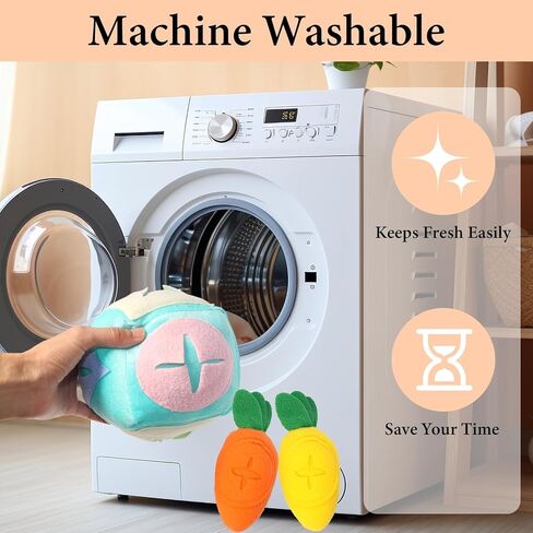 Large Rabbit Foraging Toy with Bell, Washable Puzzle Feed Game Rabbit Toy for Bunnies Boredom, Snuffle Ball Treat Dispenser Exercise Bunny Enrichment Toys, Bunny Toys for Indoor Bunnies(Blue) in Kuwait