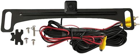 Voxx ACAM4 HD Wide Angle License Plate Mounted Backup Camera - Parking Lane Display Option - High Light Sensitivity for Nighttime Performance in Kuwait