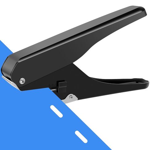 Slot Hole Punch, Multifunctional Oval Hole Punch, Metal ID Card Hand Puncher, Heavy-Duty Handheld Hole Puncher Precise Paper Single Hole Punching Tool for Paper ID Card in Saudi Arabia