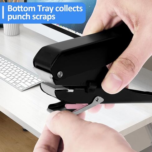 Slot Hole Punch, Multifunctional Oval Hole Punch, Metal ID Card Hand Puncher, Heavy-Duty Handheld Hole Puncher Precise Paper Single Hole Punching Tool for Paper ID Card in Saudi Arabia