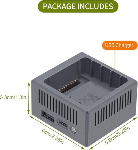 100W USB Battery Charger with Storage Charge for DJI Mavic 4 Pro Drone,Two-Way Single Charging Hub Accessories in Saudi Arabia
