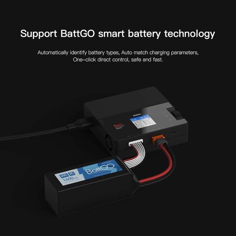 شاحن بطارية ليبو ISDT 608AC، شاحن ذكي AC 50W/DC 200W مدى الحياة، Lilon، LiPo، بطاريات LiHv/Pb/NiMH، مفرغ شاحن التوازن لبطاريات RC in Saudi Arabia