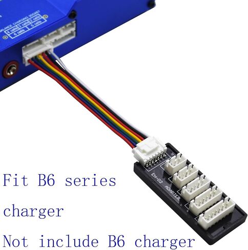 4 عبوات من Blomiky JST-XH-7P إلى 2S-6S لوحة محول وكابلات مقبس Balace لشحن بطارية ليثيوم B6 B6AC C150 T240 T400/لوحة XH-7P *4 in Saudi Arabia