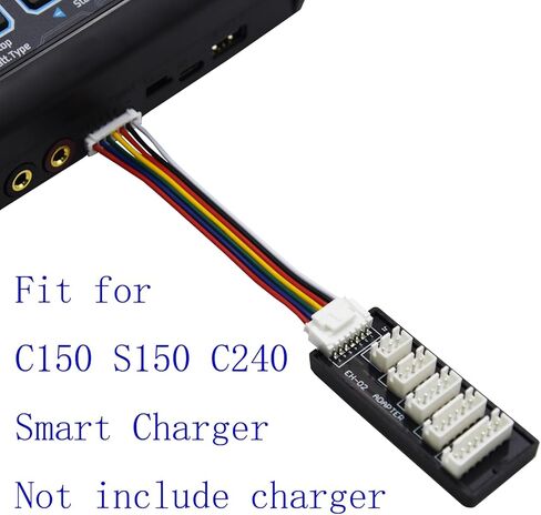 4 عبوات من Blomiky JST-XH-7P إلى 2S-6S لوحة محول وكابلات مقبس Balace لشحن بطارية ليثيوم B6 B6AC C150 T240 T400/لوحة XH-7P *4 in Saudi Arabia