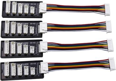 4 عبوات من Blomiky JST-XH-7P إلى 2S-6S لوحة محول وكابلات مقبس Balace لشحن بطارية ليثيوم B6 B6AC C150 T240 T400/لوحة XH-7P *4 in Saudi Arabia