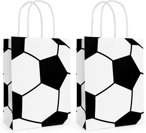 Hxezoc 12 Pieces Baseball Gift Bags with Handle, Paper Treat Candy Bag Sport Favor Bags For Baseball Theme Birthday Party Decoration Supplies in Saudi Arabia