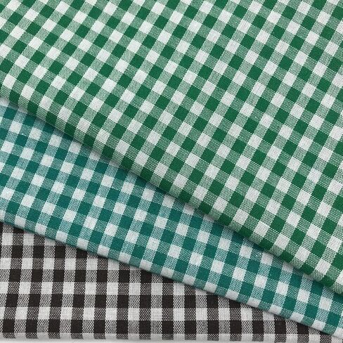 8 Pcs 18x22 Inch Gingham Fat Quarter Fabric Precut 130GSM Cotton Check for Sewing Crafting Homespun Patchwork DIY Spring Easter Project in Saudi Arabia