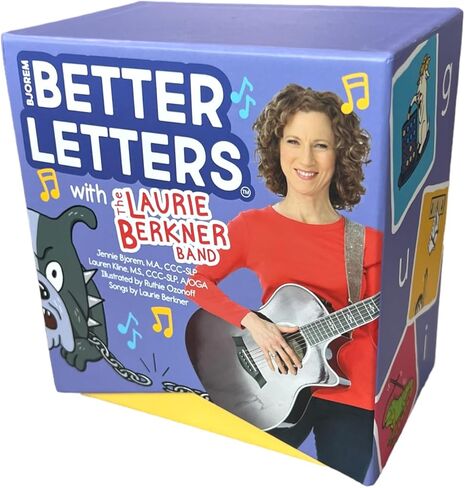 Bjorem Better Letters® ومجموعة بطاقات ABCs لفرقة لوري بيركنر، تعلم الحروف والأصوات مقترنة بأغاني لوري بيركنر الـ 6 أفضل الحروف، وأغاني الحروف الأبجدية التعليمية وبطاقات الفلاش in Kuwait