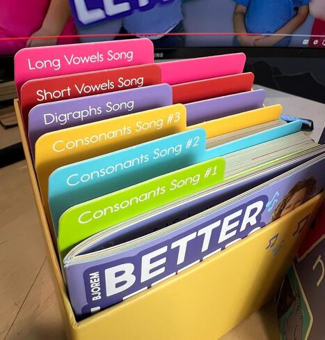 Bjorem Better Letters® ومجموعة بطاقات ABCs لفرقة لوري بيركنر، تعلم الحروف والأصوات مقترنة بأغاني لوري بيركنر الـ 6 أفضل الحروف، وأغاني الحروف الأبجدية التعليمية وبطاقات الفلاش in Kuwait