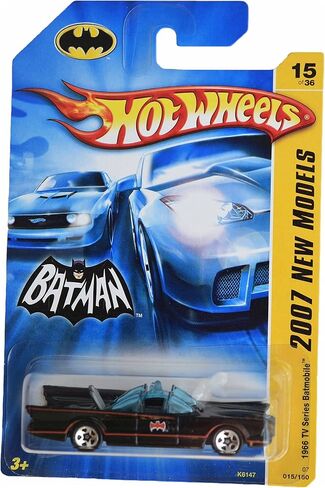 Hot Wheels 1966 TV Series Batmobile, [black] 15/180 2007 New Models 15/36 in Saudi Arabia